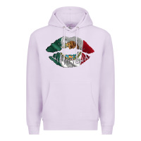 Lilac mexico lips Premium Hoodie - AdoDesignShop