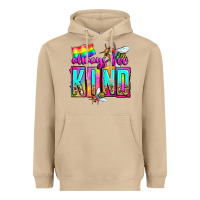 Mushroom always bee kind Heavyweight Hoodie - Zillion Design Studio