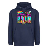 Navy always bee kind Heavyweight Hoodie - Zillion Design Studio