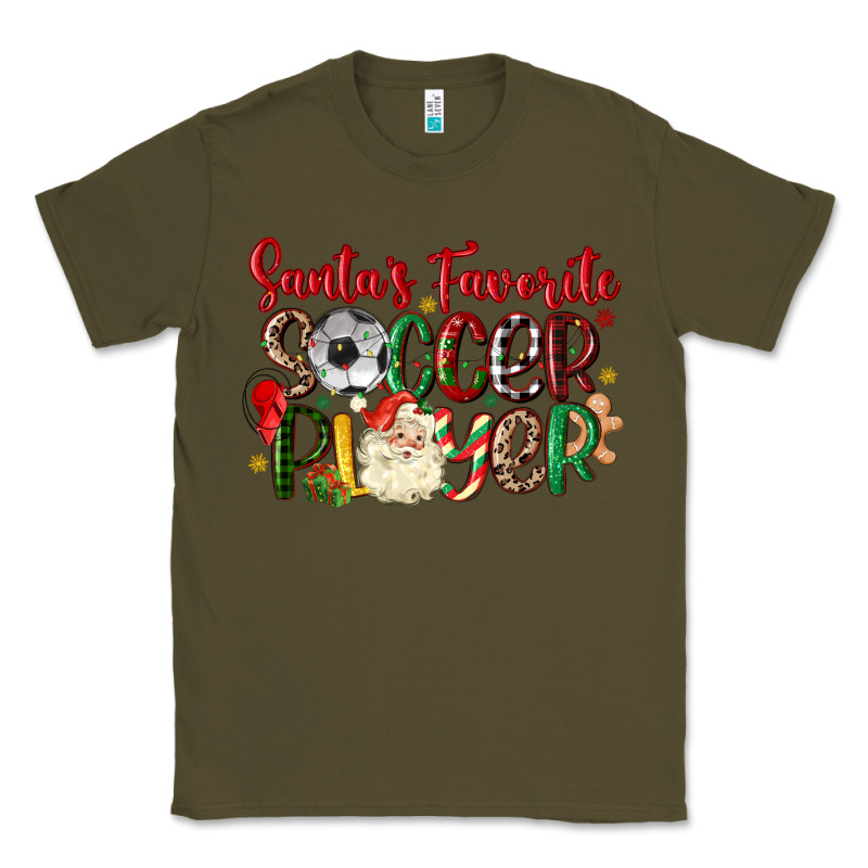 Santas Favorite Soccer Player Classic Tee by MaliasSmallBusiness | Teevron