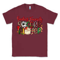 Burgundy santas favorite soccer player Classic Tee - MaliasSmallBusiness