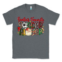 Charcoal Heather santas favorite soccer player Classic Tee - MaliasSmallBusiness