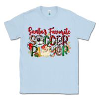 Dusty Blue santas favorite soccer player Classic Tee - MaliasSmallBusiness