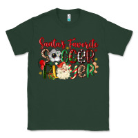 Sports Green santas favorite soccer player Classic Tee - MaliasSmallBusiness