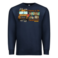 Navy Captain Of Struggle Bus Busdrive Premium Sweatshirt - CowhideDigitalArt
