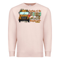 Pale Pink Captain Of Struggle Bus Busdrive Premium Sweatshirt - CowhideDigitalArt