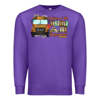 Purple Captain Of Struggle Bus Busdrive Premium Sweatshirt - CowhideDigitalArt