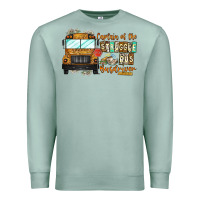 Seafoam Captain Of Struggle Bus Busdrive Premium Sweatshirt - CowhideDigitalArt