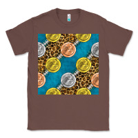 Chestnut american football medal with leopard Classic Tee - BundleAndBundleShop