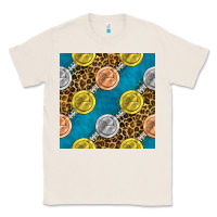Natural american football medal with leopard Classic Tee - BundleAndBundleShop