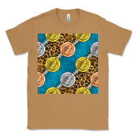 Toasted Coconut american football medal with leopard Classic Tee - BundleAndBundleShop