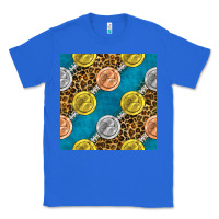 True Royal american football medal with leopard Classic Tee - BundleAndBundleShop