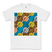 White american football medal with leopard Classic Tee - BundleAndBundleShop