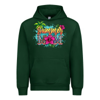 Forest Green summer mom Urban Hoodie - NancyCooperArtShop