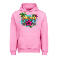 Fuchsia Pink summer mom Urban Hoodie - NancyCooperArtShop