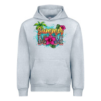 Heather Grey summer mom Urban Hoodie - NancyCooperArtShop