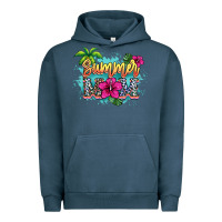 Pigment Midnight Navy summer mom Urban Hoodie - NancyCooperArtShop