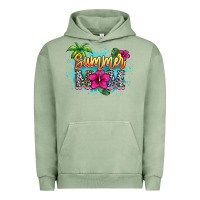 Pigment Oil Green summer mom Urban Hoodie - NancyCooperArtShop