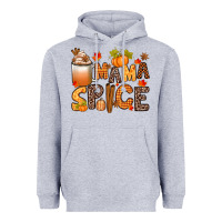 Heather Grey mama spice Heavyweight Hoodie - texasbilliewilder