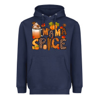 Navy mama spice Heavyweight Hoodie - texasbilliewilder