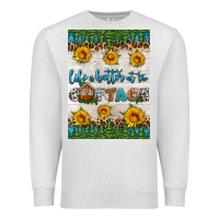 Oatmeal Heather life is better at the cottage air freshener Premium Sweatshirt - HRA Design Shop