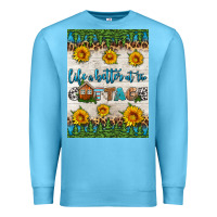 Ocean Blue life is better at the cottage air freshener Premium Sweatshirt - HRA Design Shop