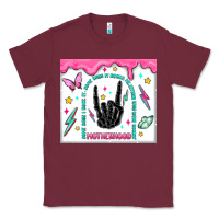 Burgundy some days i rock it Classic Tee - MaliasSmallBusiness