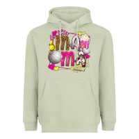 Matcha mama volleyball with popcorn Heavyweight Hoodie - texasbilliewilder