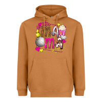 Meerkat mama volleyball with popcorn Heavyweight Hoodie - texasbilliewilder