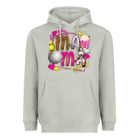 Moon Dust mama volleyball with popcorn Heavyweight Hoodie - texasbilliewilder