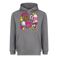 Storm mama volleyball with popcorn Heavyweight Hoodie - texasbilliewilder