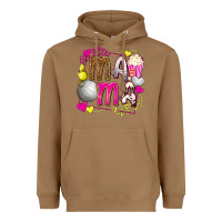 Toasted Coconut mama volleyball with popcorn Heavyweight Hoodie - texasbilliewilder