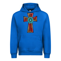 Cobalt christmas cross Urban Hoodie - BarkalooDesign