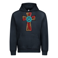 Navy christmas cross Urban Hoodie - BarkalooDesign