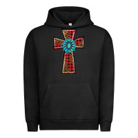 Pigment Black christmas cross Urban Hoodie - BarkalooDesign