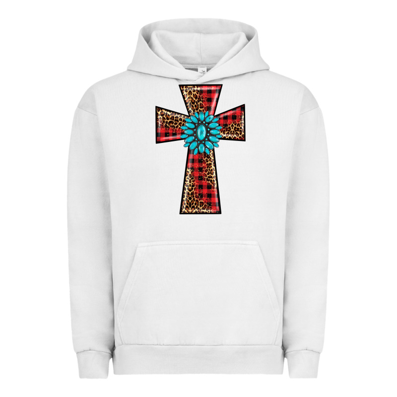 Christmas Cross Urban Hoodie by BarkalooDesign | Teevron