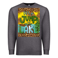 Charcoal Heather let's go jump in the lake air freshener Premium Sweatshirt - HRA Design Shop
