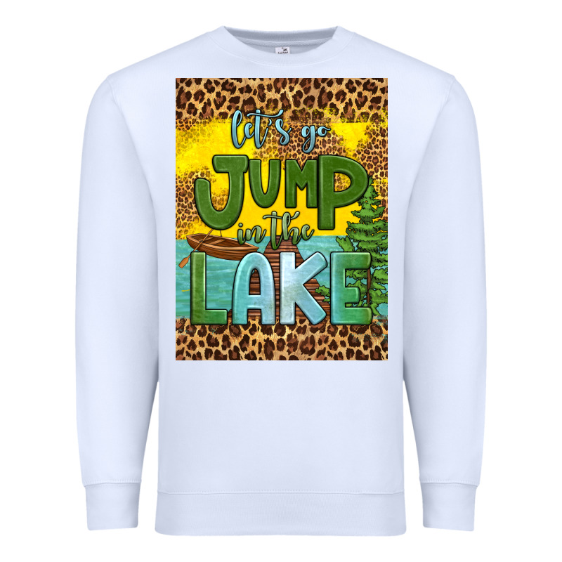 Let's Go Jump In The Lake Air Freshener Premium Sweatshirt by HRA Design Shop | Teevron