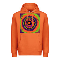 Carrot halloween tie  dye pattern Premium Hoodie - RanaPortraitStore