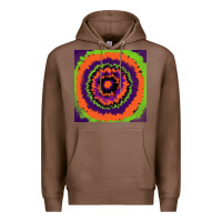 Chestnut halloween tie  dye pattern Premium Hoodie - RanaPortraitStore