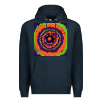 Navy halloween tie  dye pattern Premium Hoodie - RanaPortraitStore