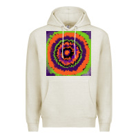 Oatmeal Heather halloween tie  dye pattern Premium Hoodie - RanaPortraitStore