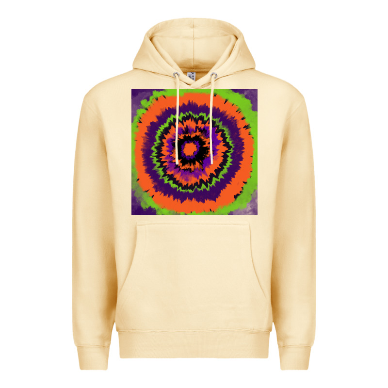 Halloween Tie  Dye Pattern Premium Hoodie by RanaPortraitStore | Teevron