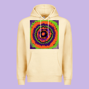 Halloween Tie  Dye Pattern Premium Hoodie Designed By Ranaportraitstore