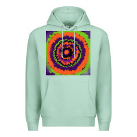 Seafoam halloween tie  dye pattern Premium Hoodie - RanaPortraitStore
