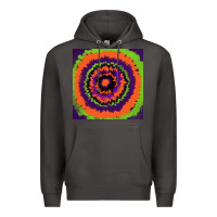 Smoke halloween tie  dye pattern Premium Hoodie - RanaPortraitStore