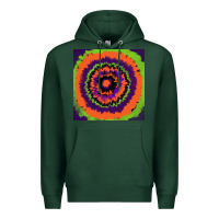 Sports Green halloween tie  dye pattern Premium Hoodie - RanaPortraitStore