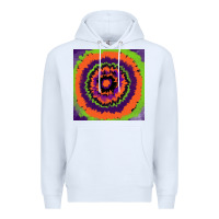 White halloween tie  dye pattern Premium Hoodie - RanaPortraitStore