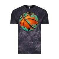 Cloud Black western basketball camouflage glitter pattern Vintage Tee - Artiststas