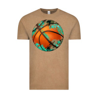 Vintage Coffee western basketball camouflage glitter pattern Vintage Tee - Artiststas